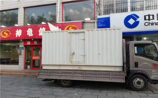 子洲出租发电机施工案例